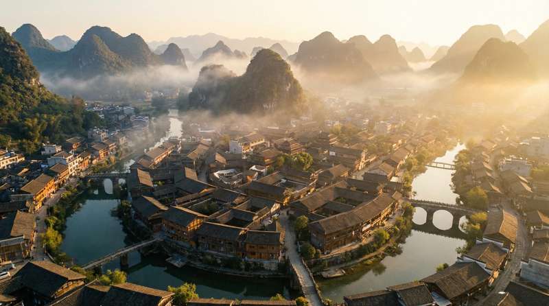 脚底按摩视频-古镇晨曦纪录片