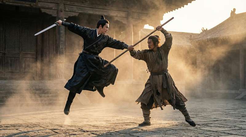 脚底按摩视频-武侠动作短片